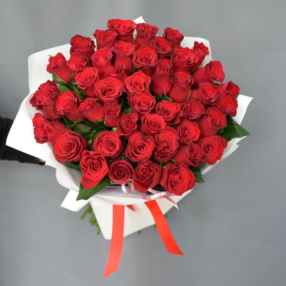 Букет из 45 кенийских роз