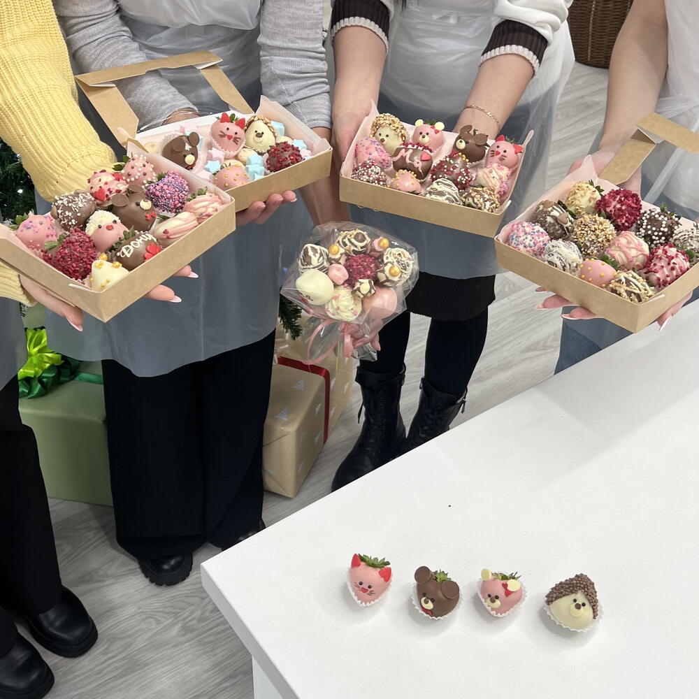 Мастер-класс Клубника в шоколаде для 1 ребёнка