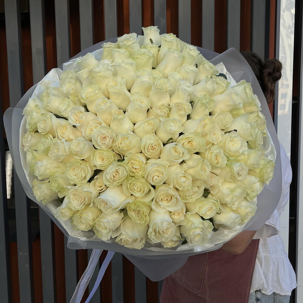 101 РОЗА ЭКВАДОР 60 см