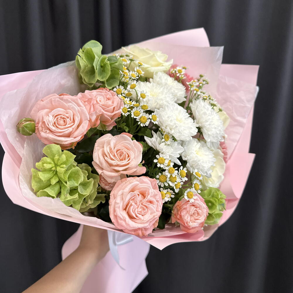 Букет с ромашками 🌸