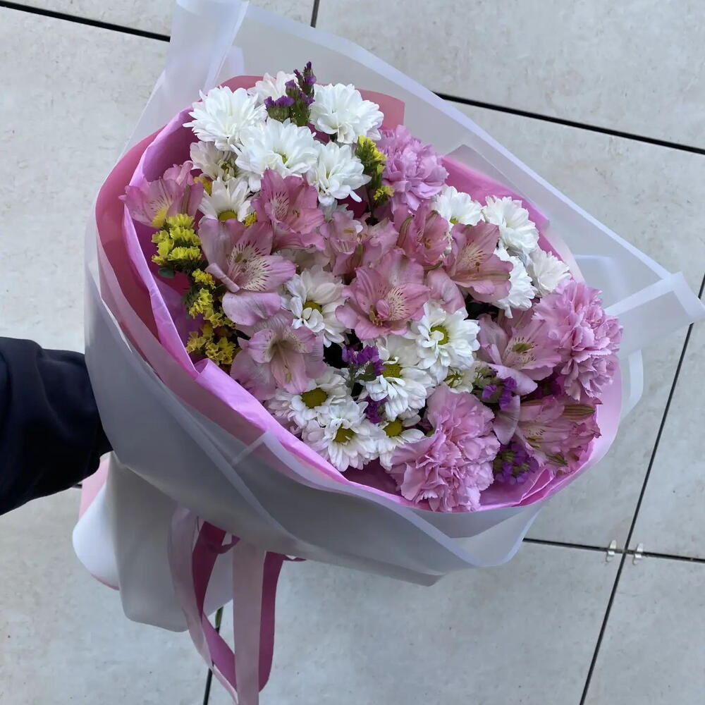 Розовый букет🌸