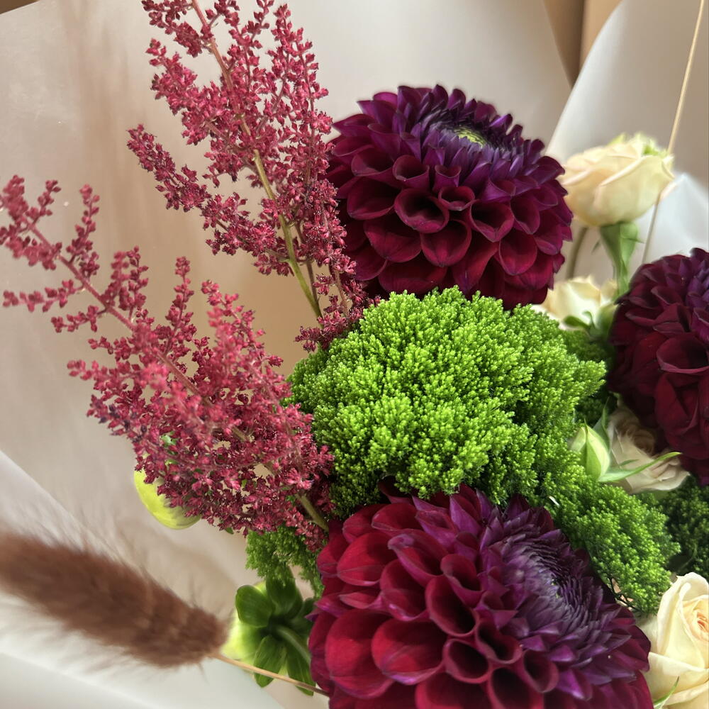 Букет с георгинами 💐💐💐💐