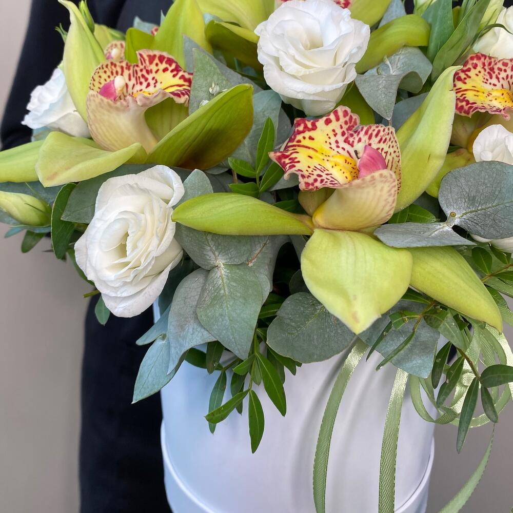 Caja de orquídeas