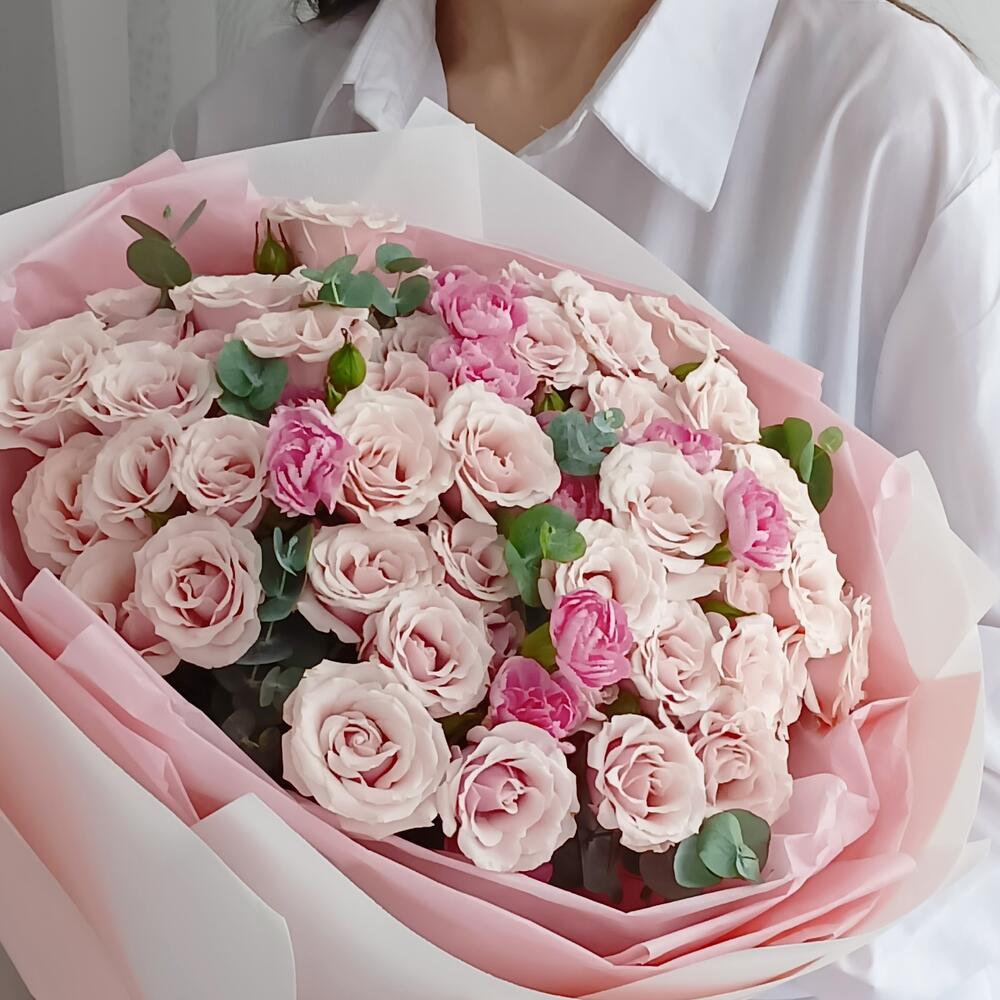 Авторский букет " WOW Pink "