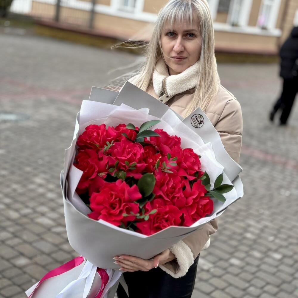 Букет из французских роз «Наслаждение»