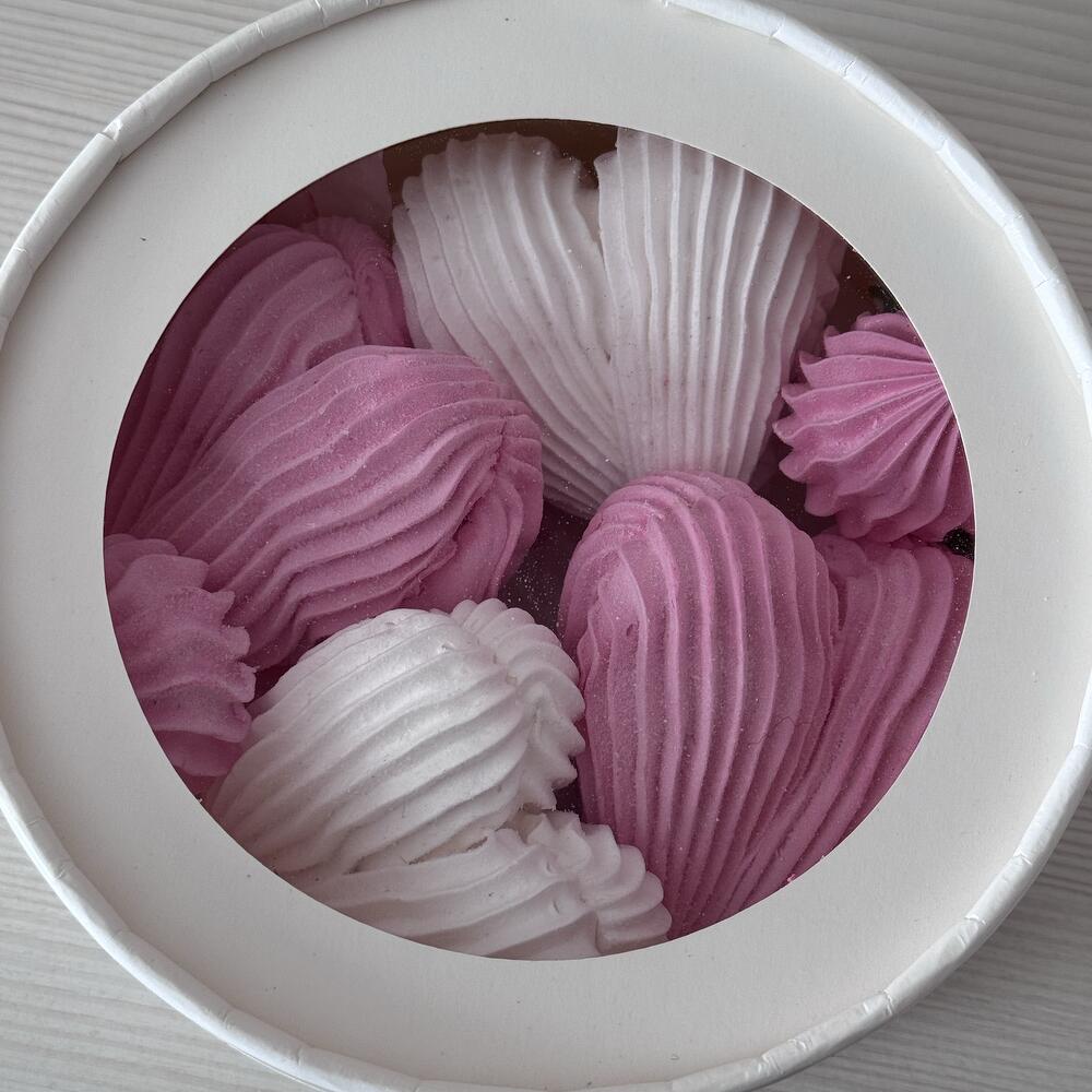 Сердечки из зефира