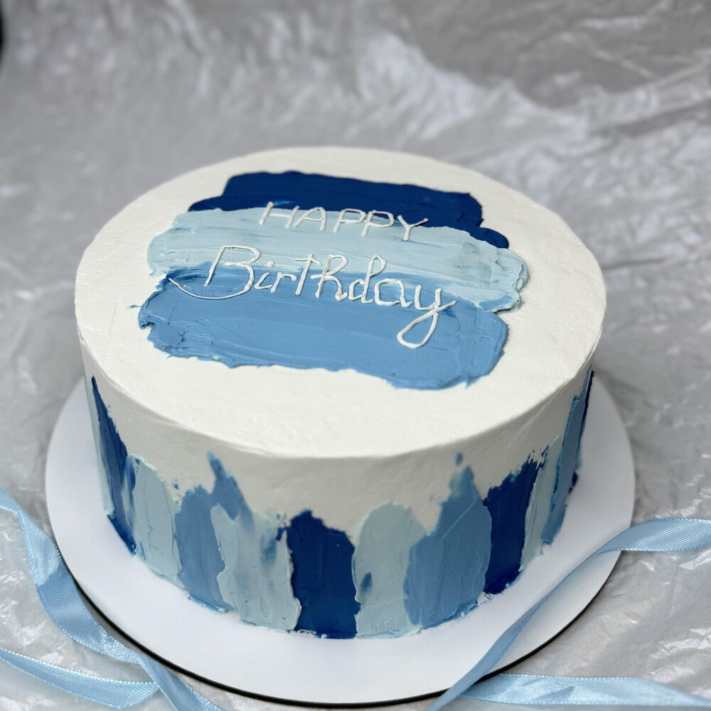 Синий Happy B-day