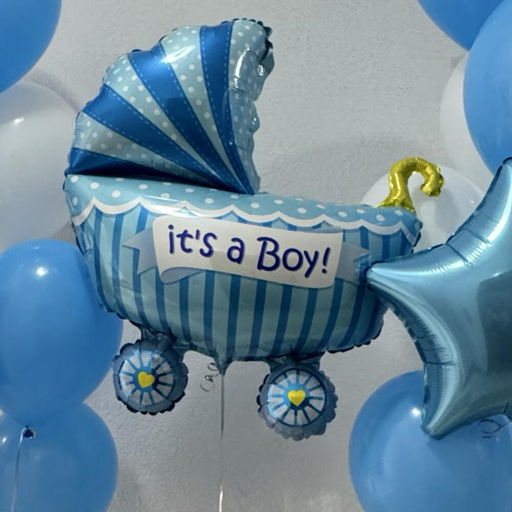На выписку мальчика 17 шаров