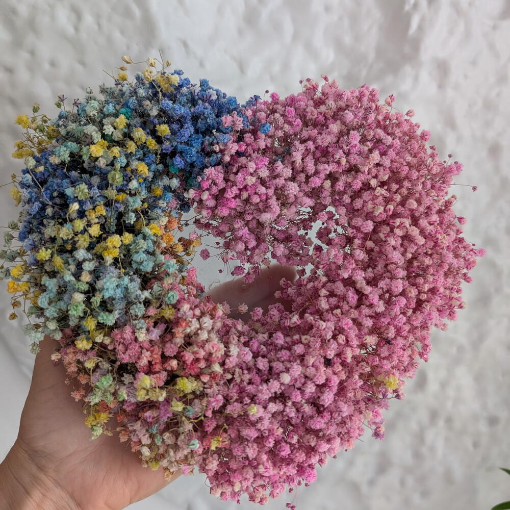 Сердечко из гипсофилы