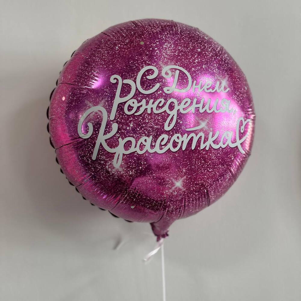 Шар С днем рождения Красотка