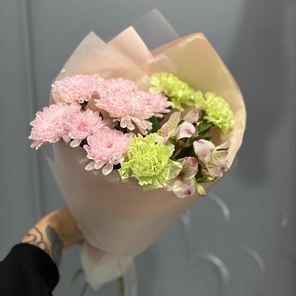 Цветочный Комплимент любимому учителю 💛🩷💓