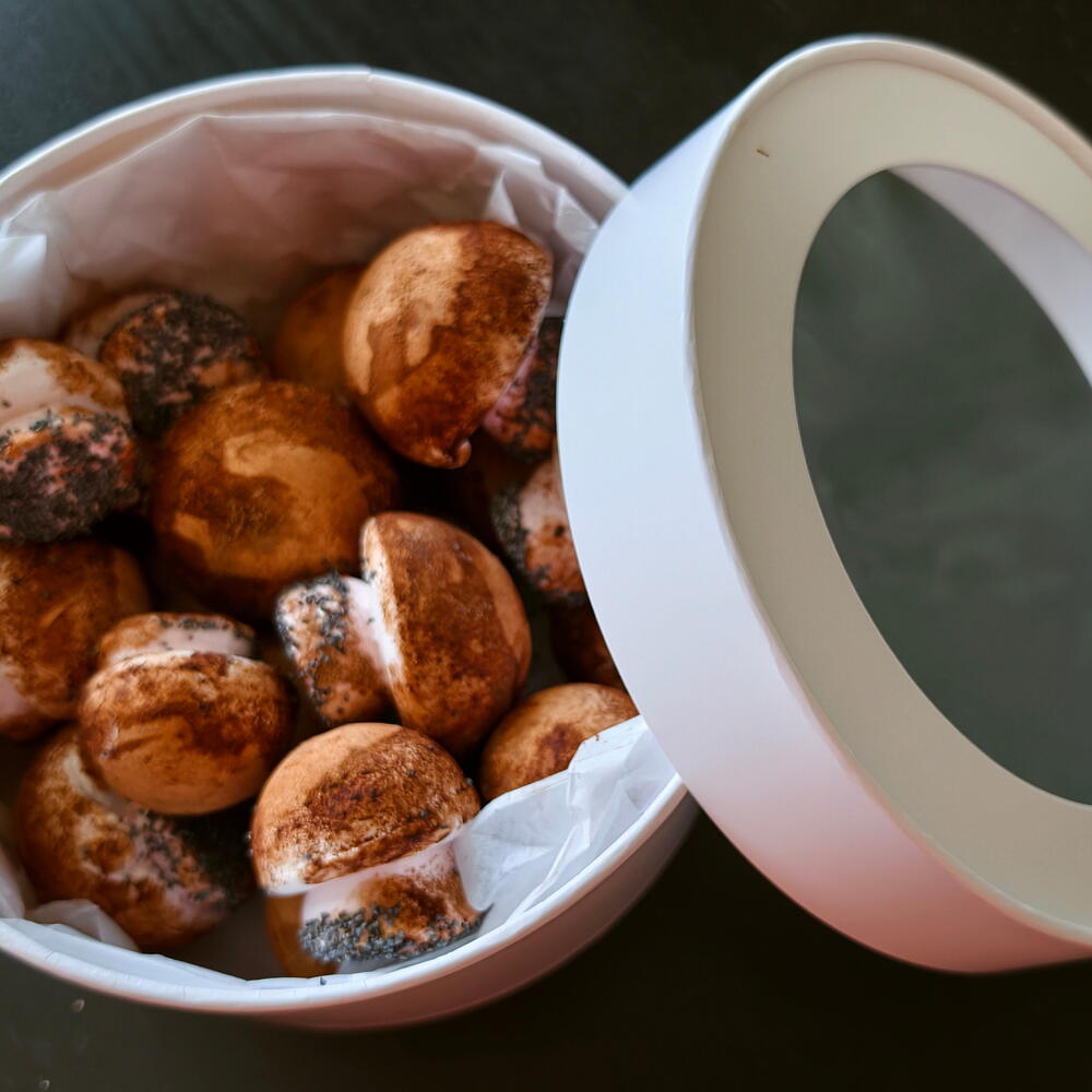 Лукошко с грибами