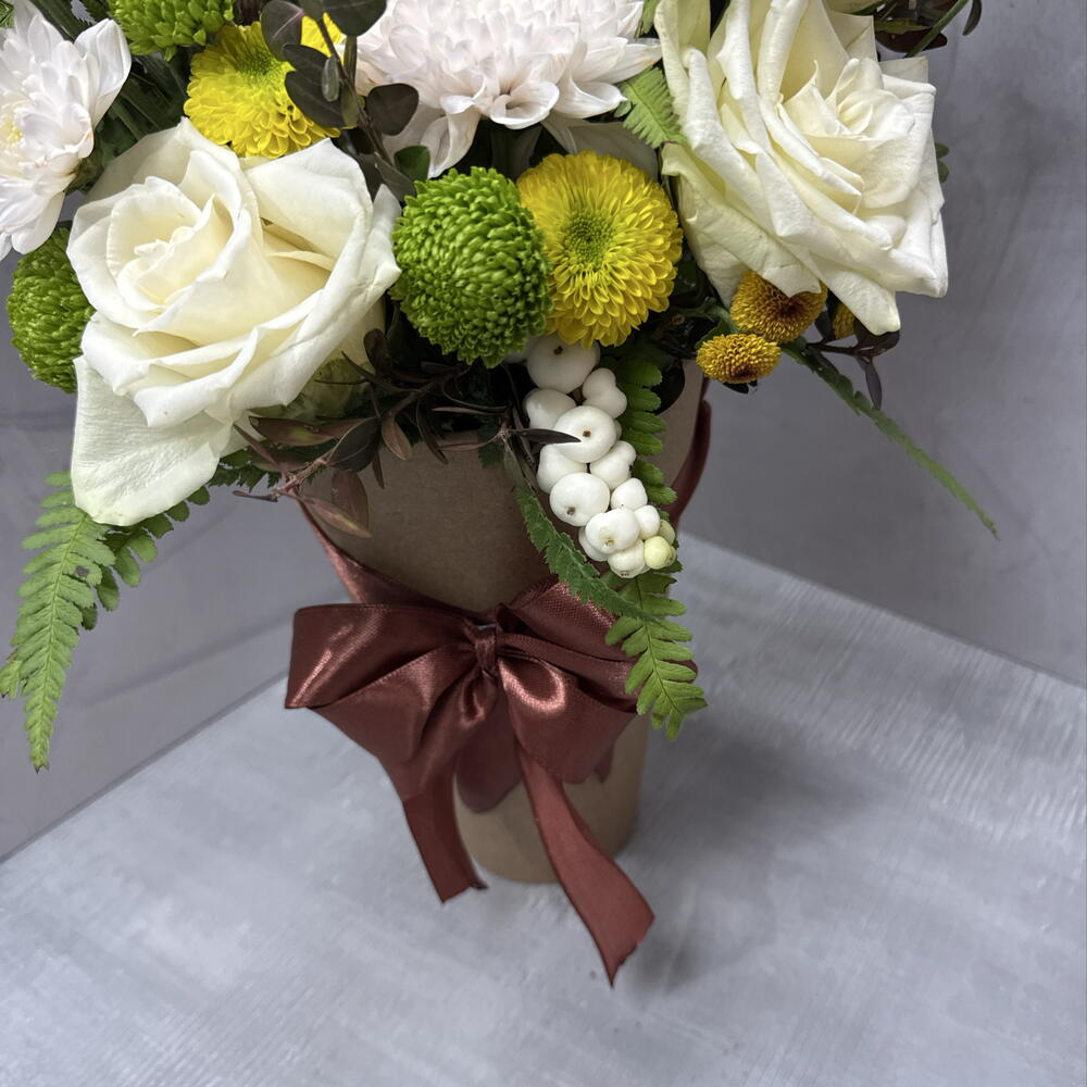 Цветы в крафте 💐