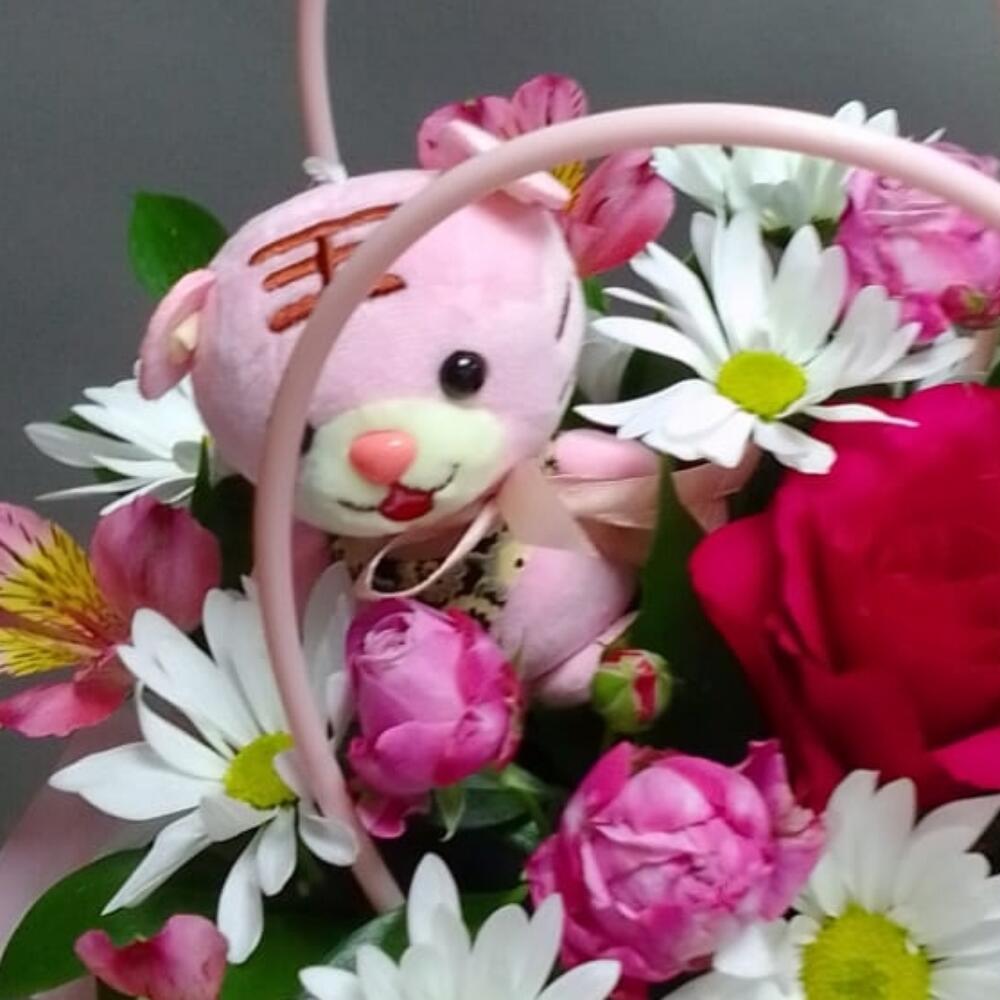 Цветы в коробке
