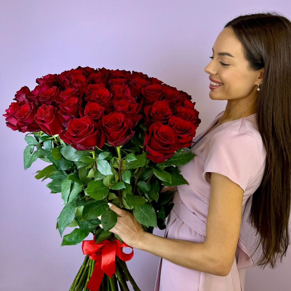 Роза красная (45) Бархатная любовь