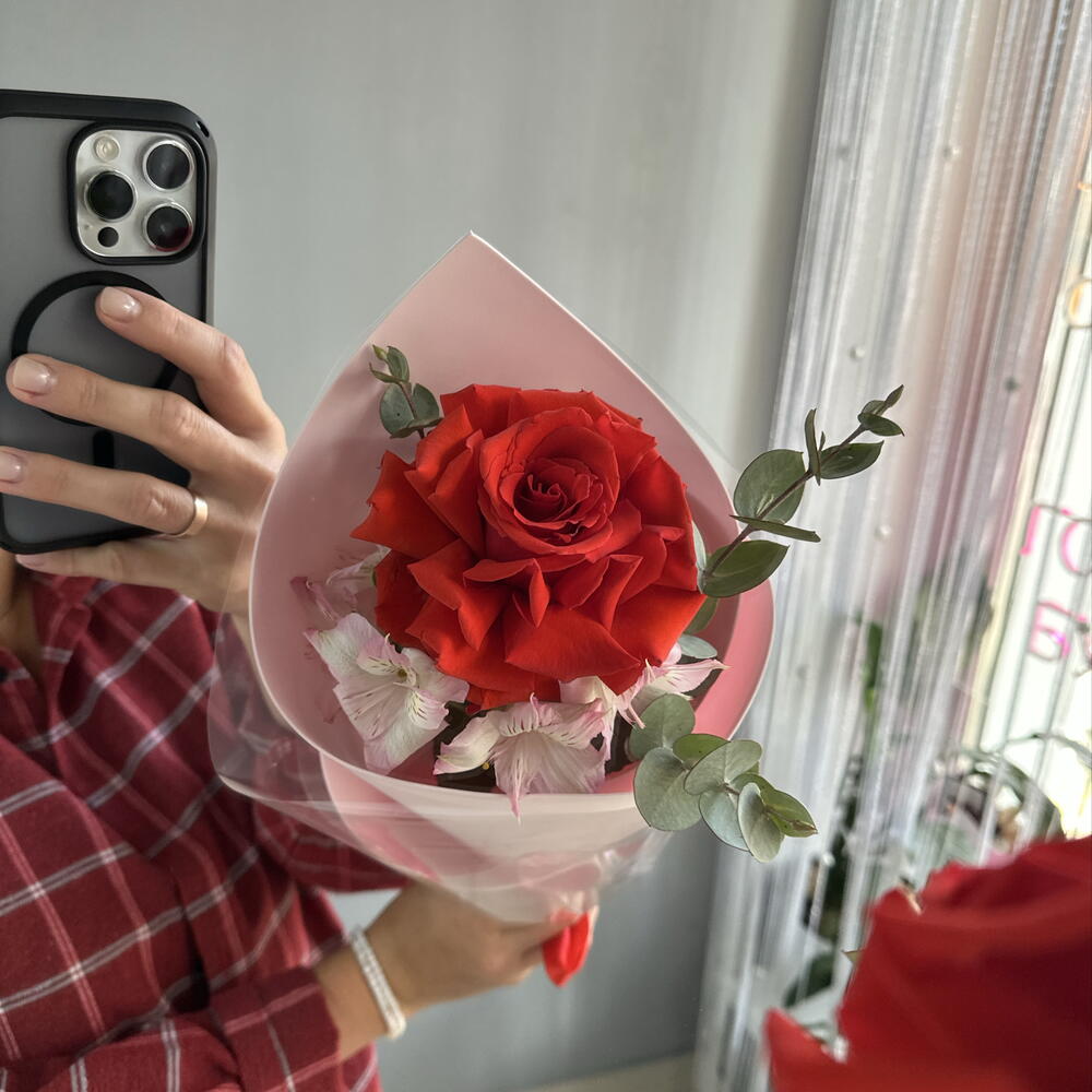 Мини букет из розы