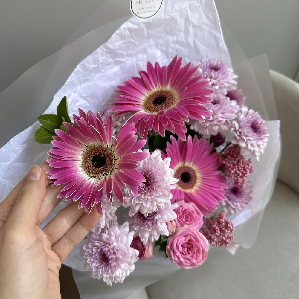 Букет с герберами 🌸