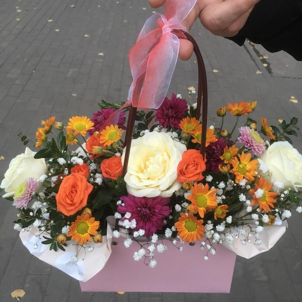 Цветы в сумочке «Осень»