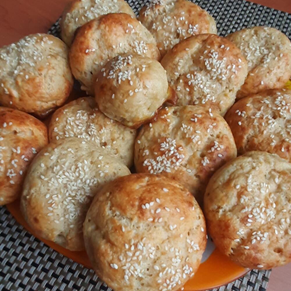 Творожные булочки без глютена