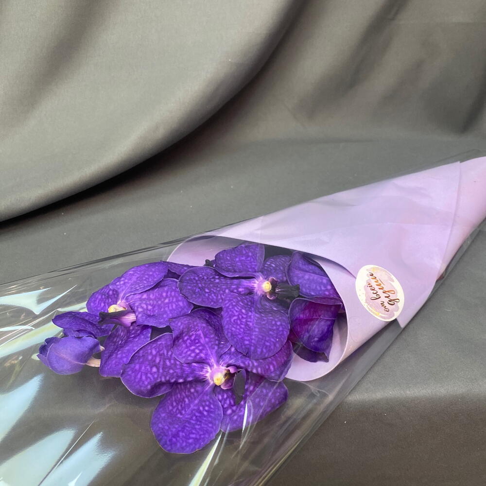 Орхидея Ванда фиолетовый букет💜