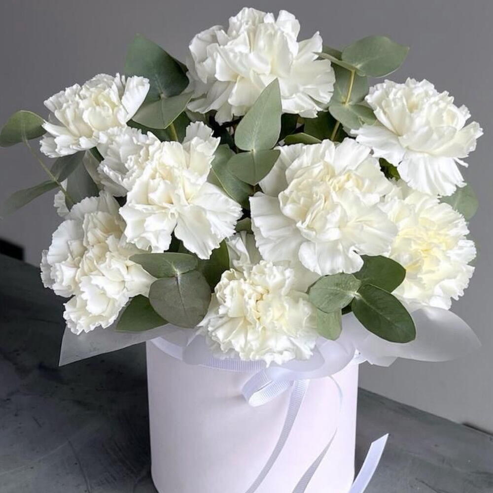 Flowers in a box - dianthus