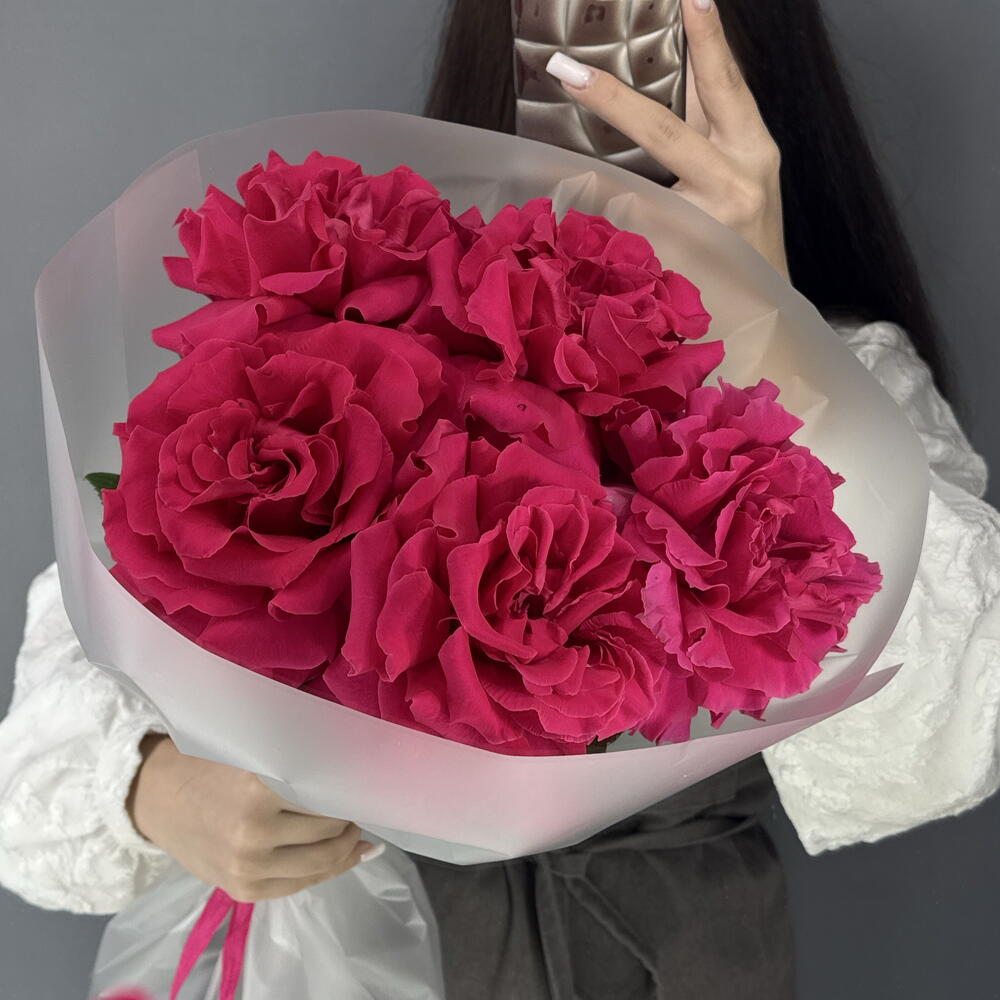 Монобукет из Французской Розы «Фул Монти💕»