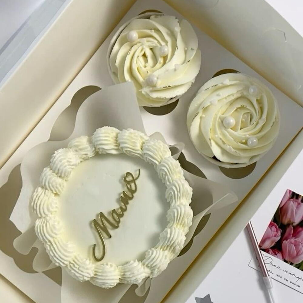 Бенто тортик + трайфлы 🍰