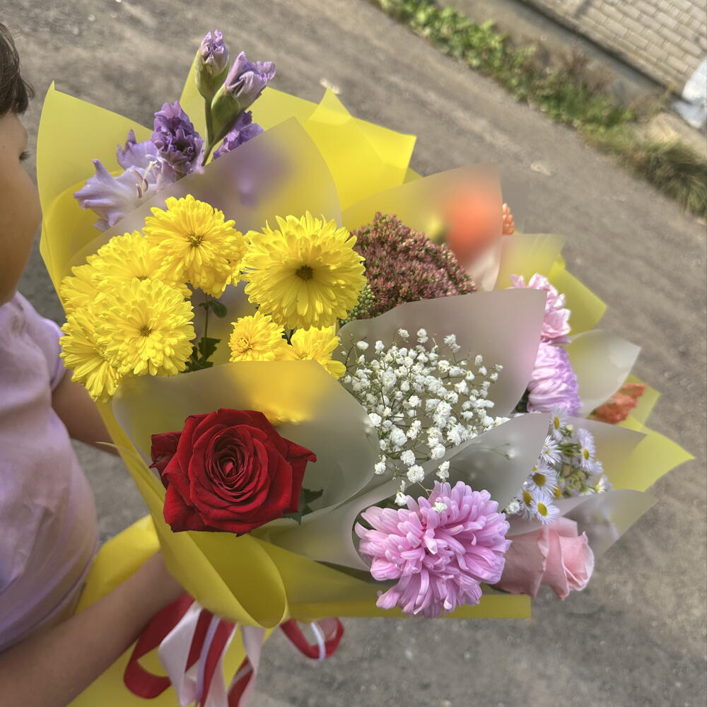 Дофаминовый букет🤍💛🧡️