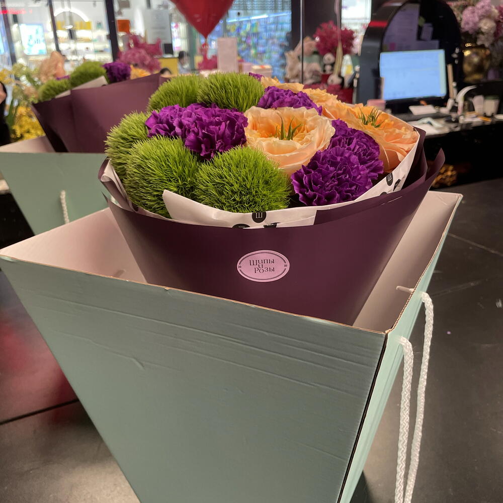 Букет пестрые цвета😍🌸