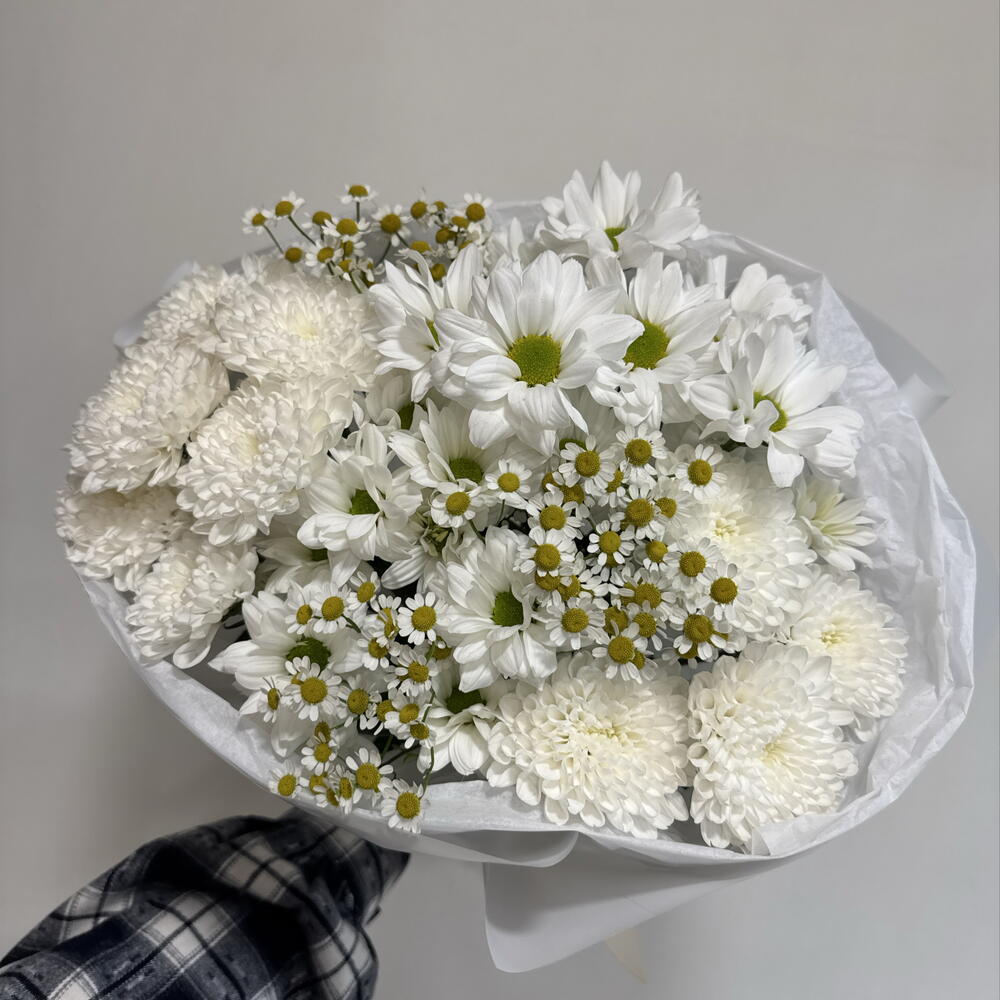Букет с ромашками 🤍