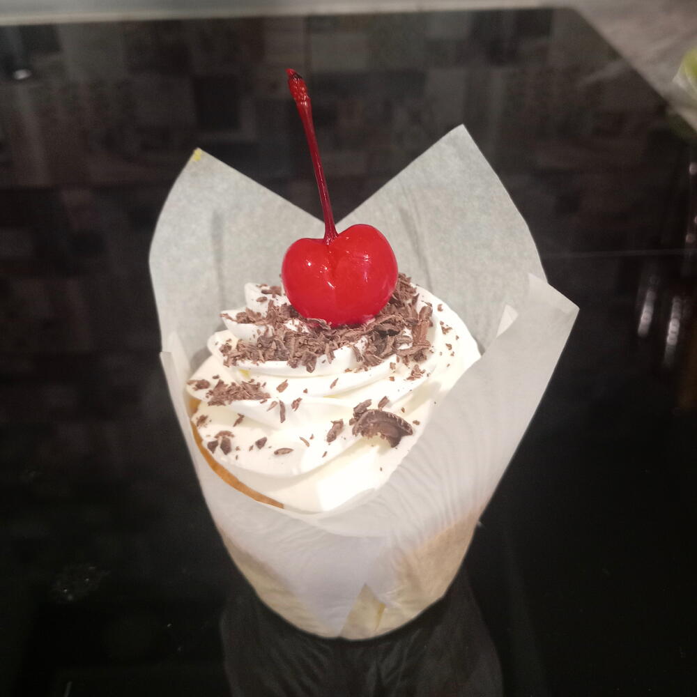 Капкейк со сгущенкой