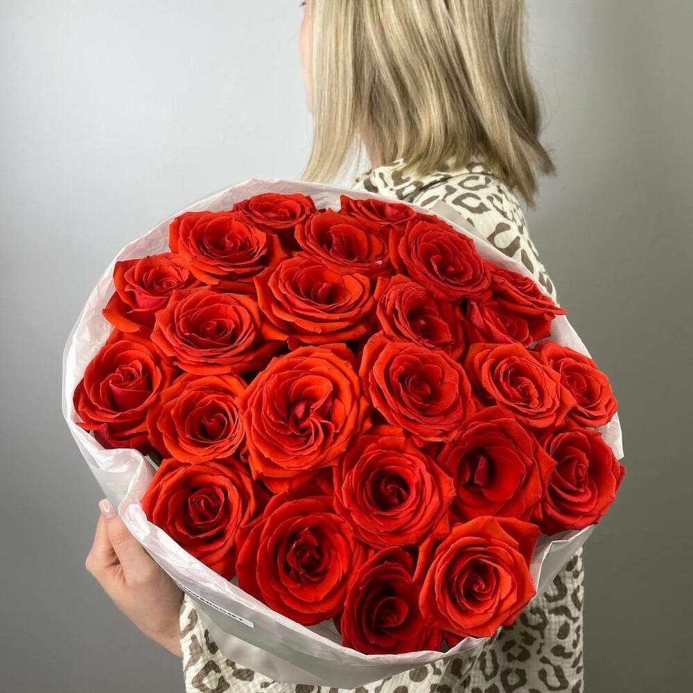 🌹 Букет от Flowersgift из 25 красных роз ▪️ 329