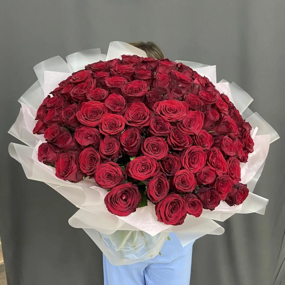 Букет из 101 красной розы