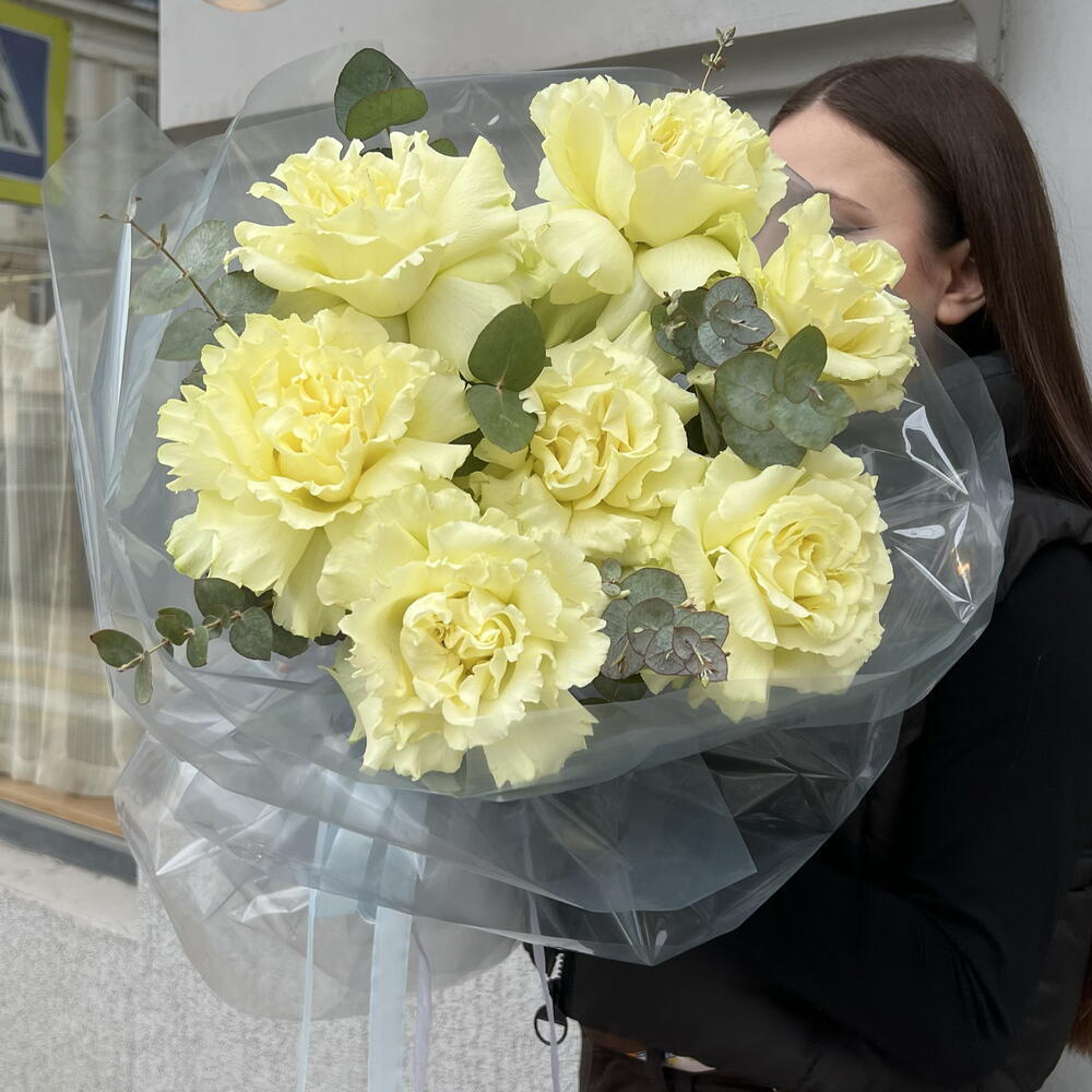 Монобукет французских роз