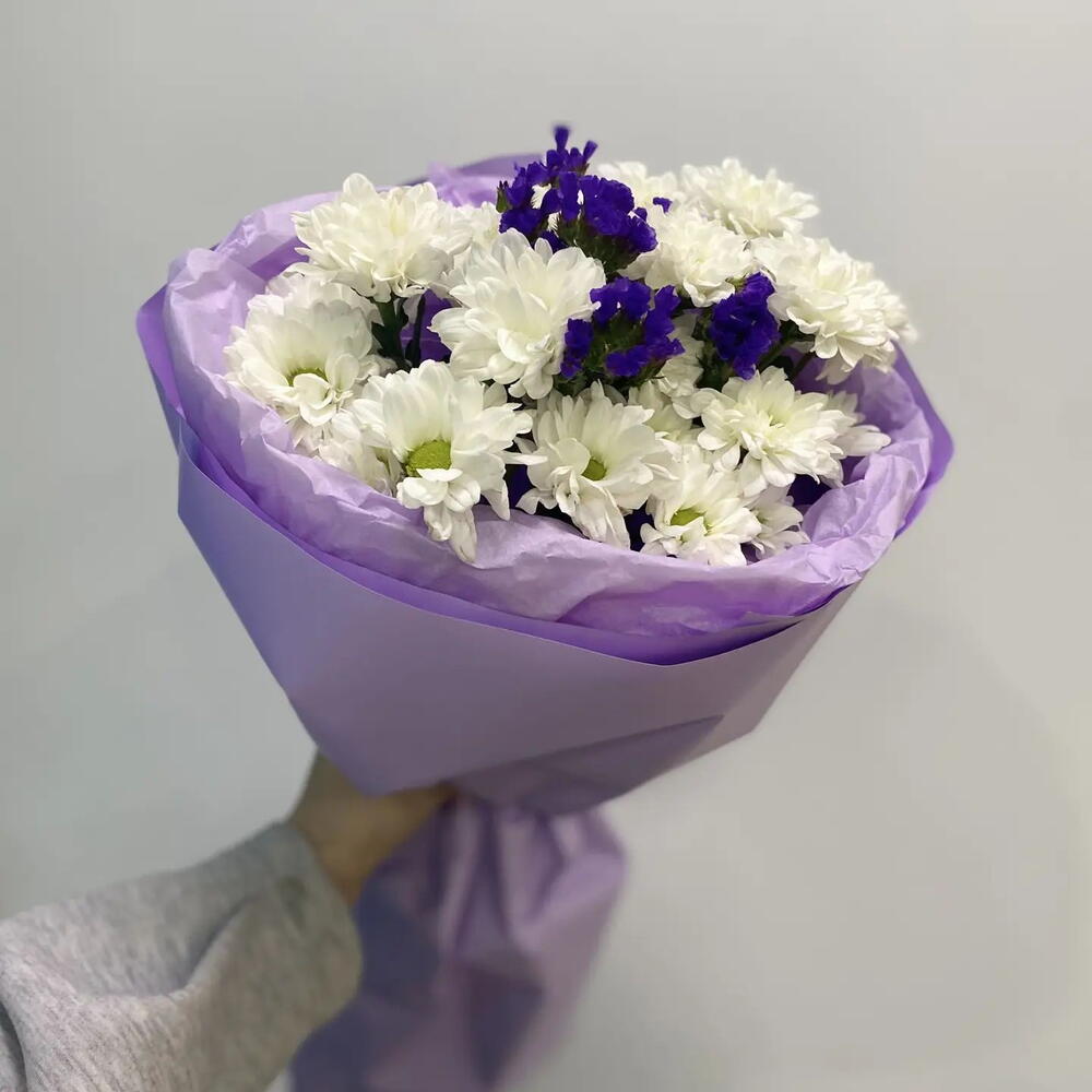 Хризантема и статица💜