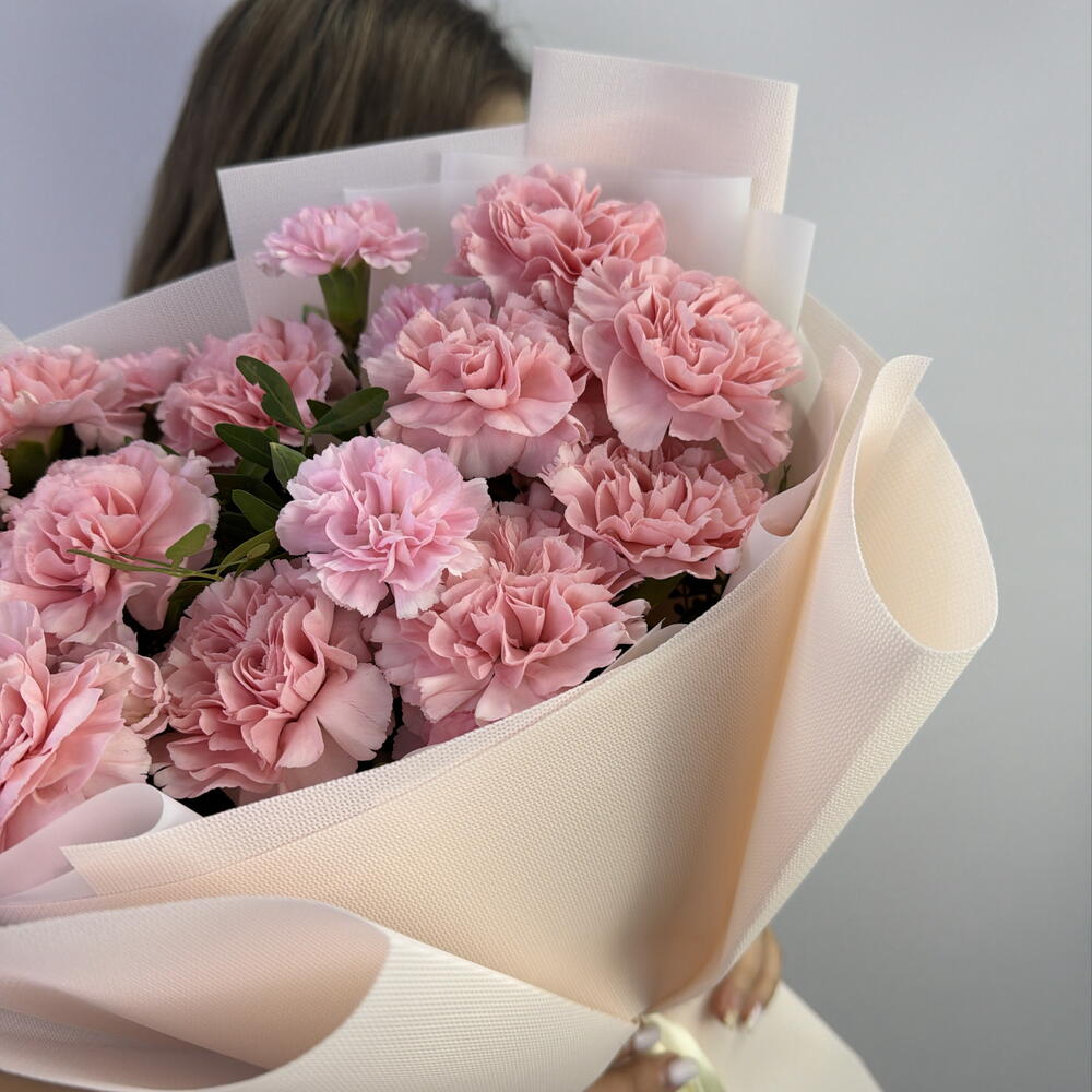Микс розовых диантусов