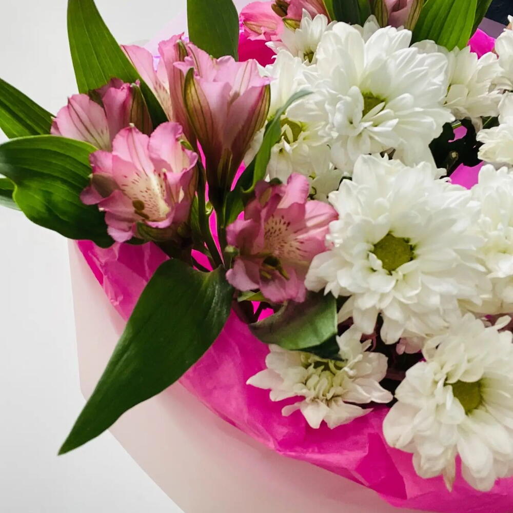 Хризантемы и альстромерии🌸