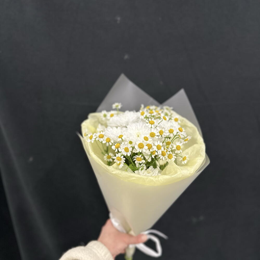 Букет комплимент с ромашкой