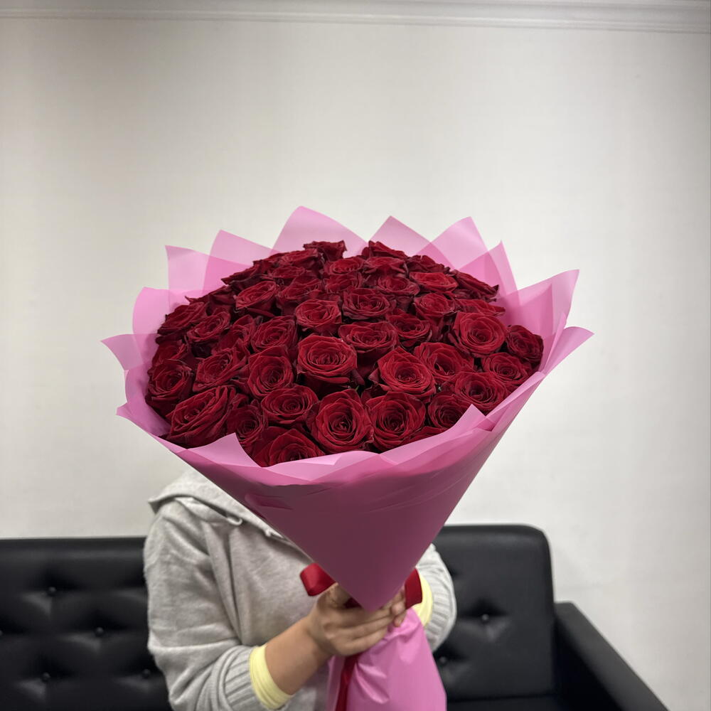 45 красных роз 🌹🌹🌹