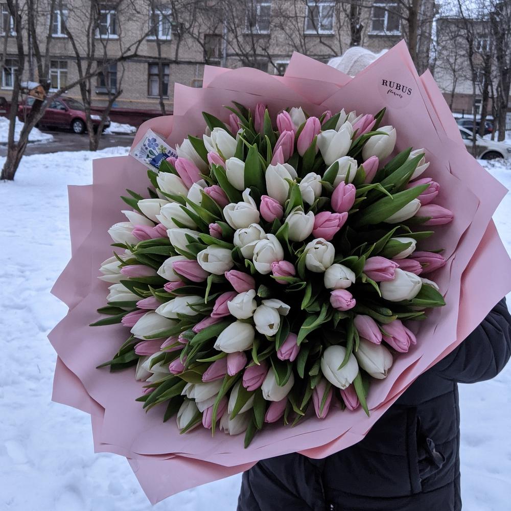 Букет из тюльпанов ассорти