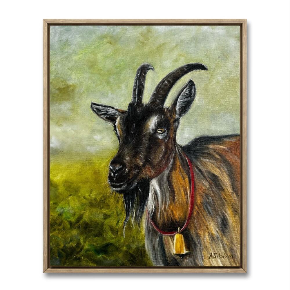 Портрет козла картина маслом