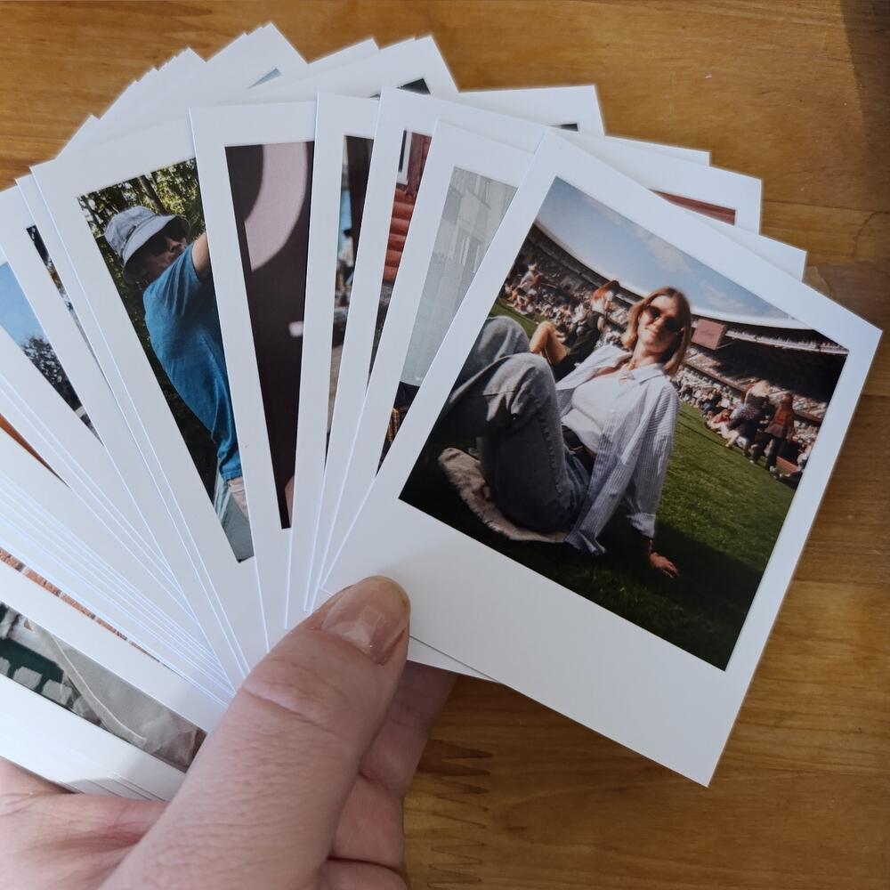 Фотографии Polaroid квадрат