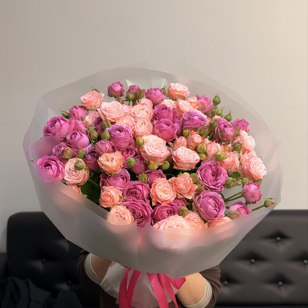 микс из кустовых роз 😍