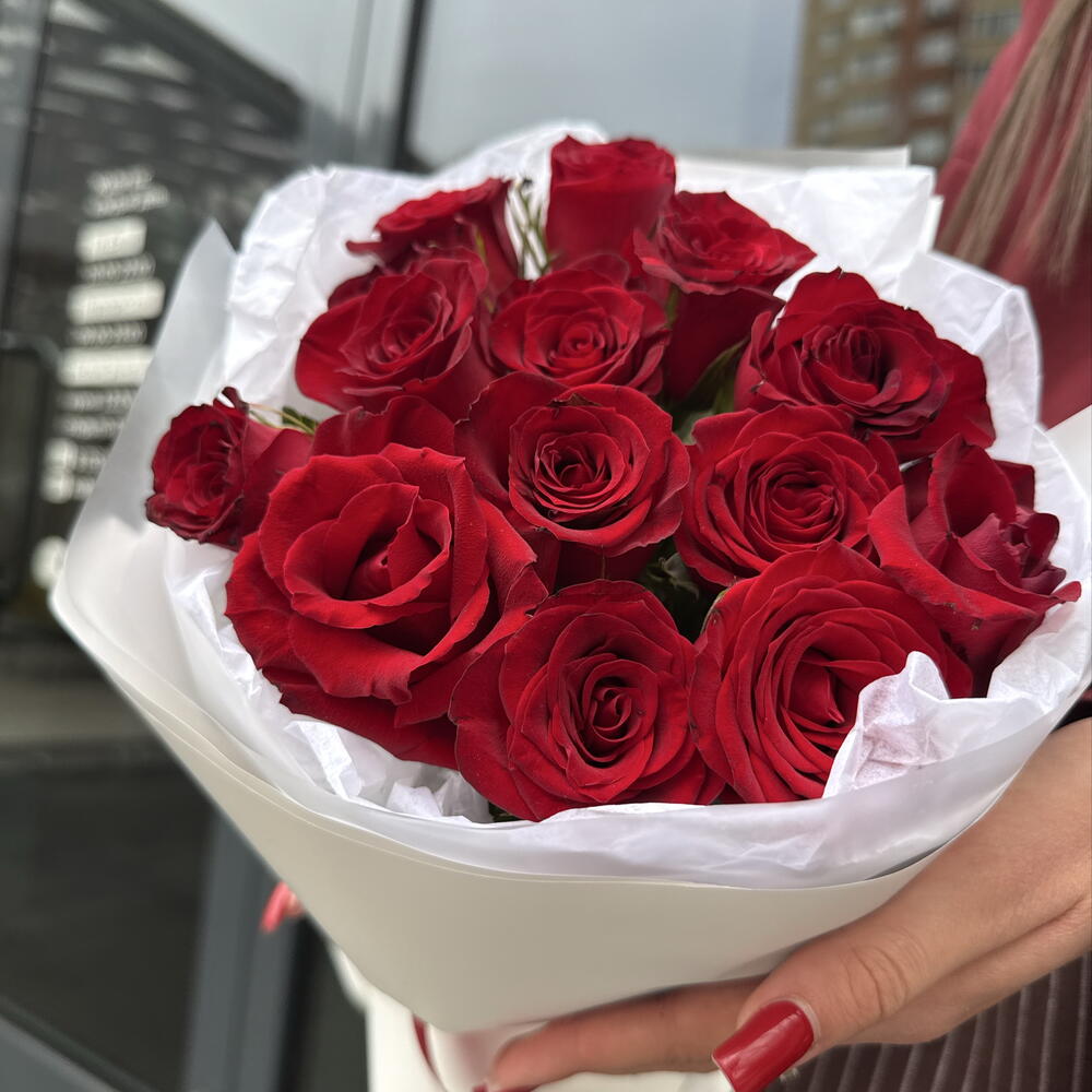 Букет из роз «Chanel»