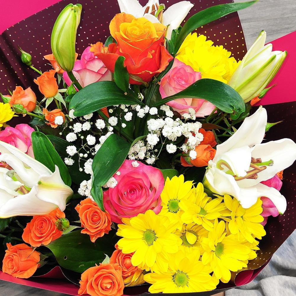 ✅ Букет лилий и роз💐