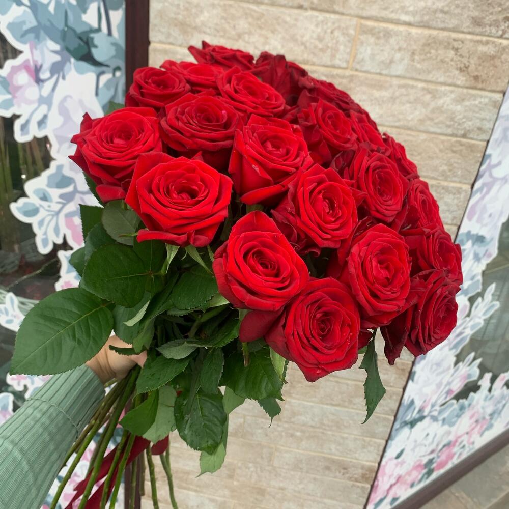 Красные розы 19