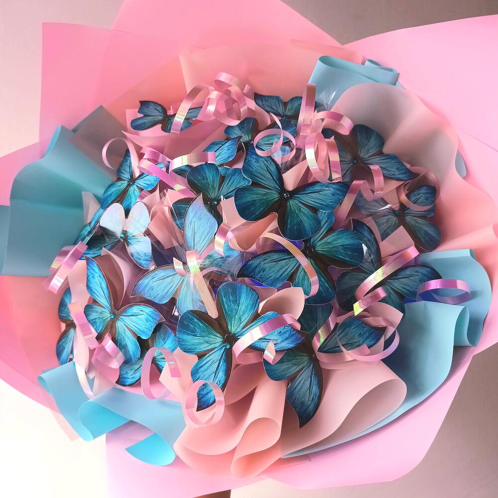 Букет из светящихся бабочек🦋🦋🦋🦋🦋