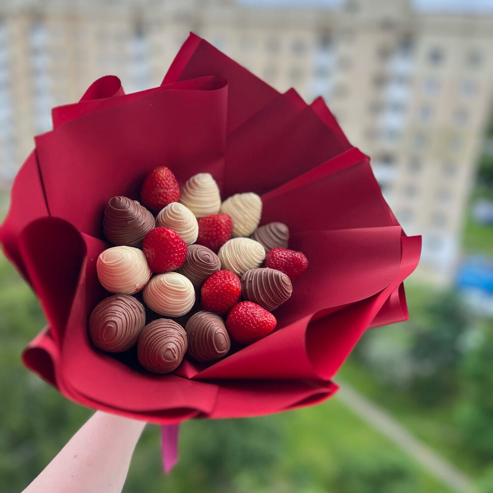 Букет из клубники в шоколаде «Red Royal»