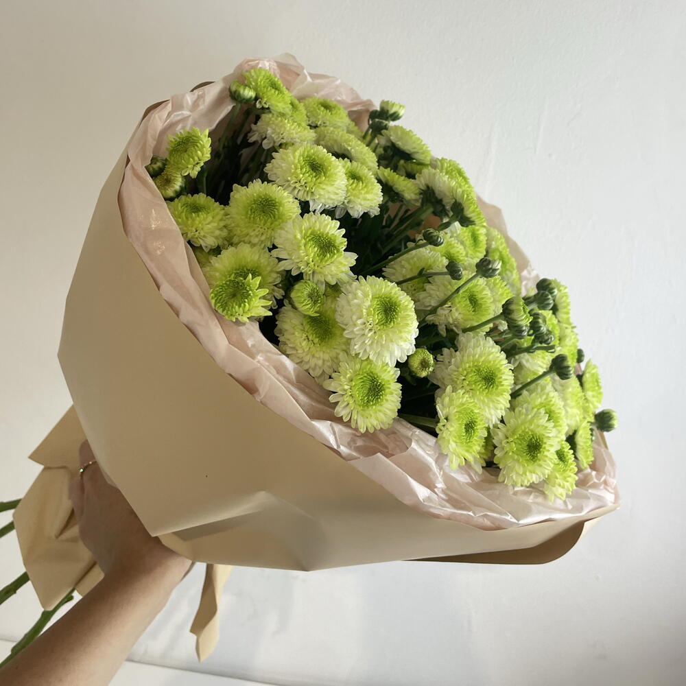Букет из хризантем 💚