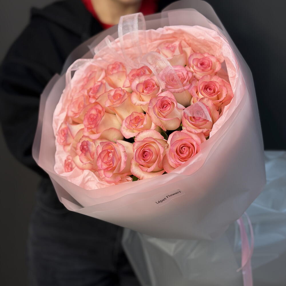 21 розовая роза 🌹